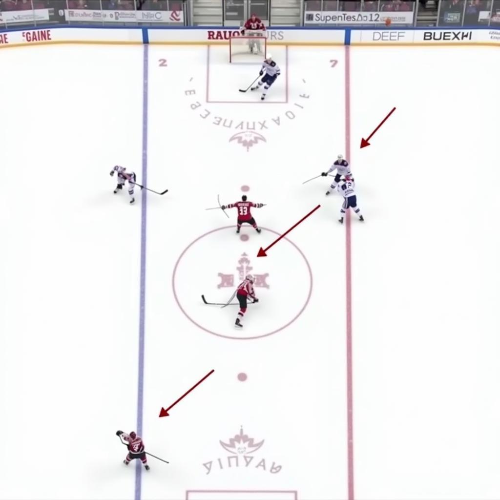 Yamal's 2-1-2 Forecheck Positioning