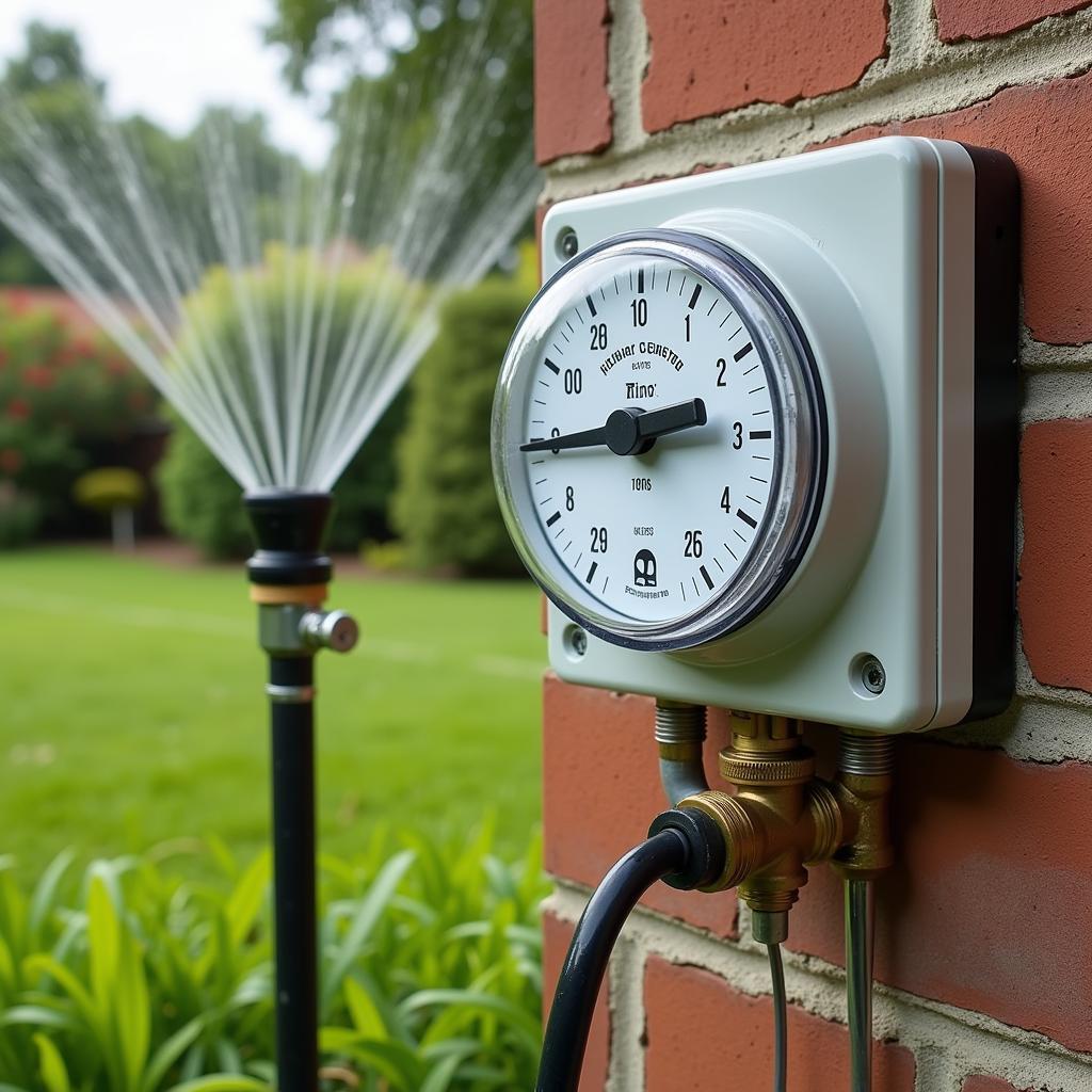 24 Hour Timer Switch Used in Home Garden Setting