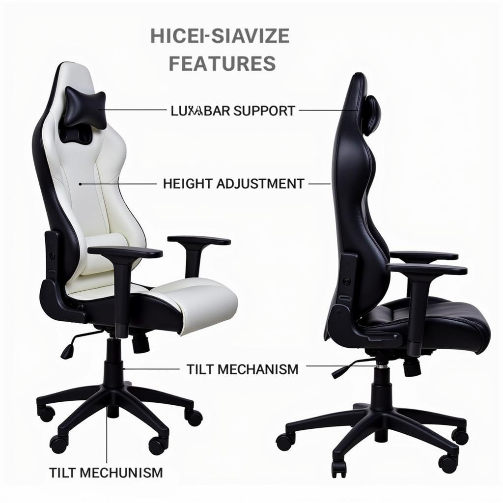 Adjustable Gaming Chair Features