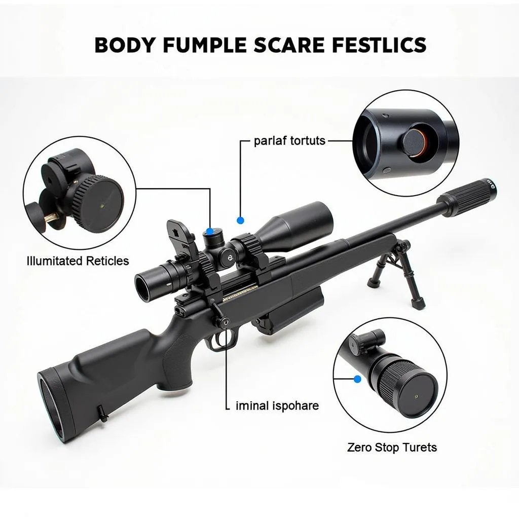 Schematic Sniper Scope with Advanced Features