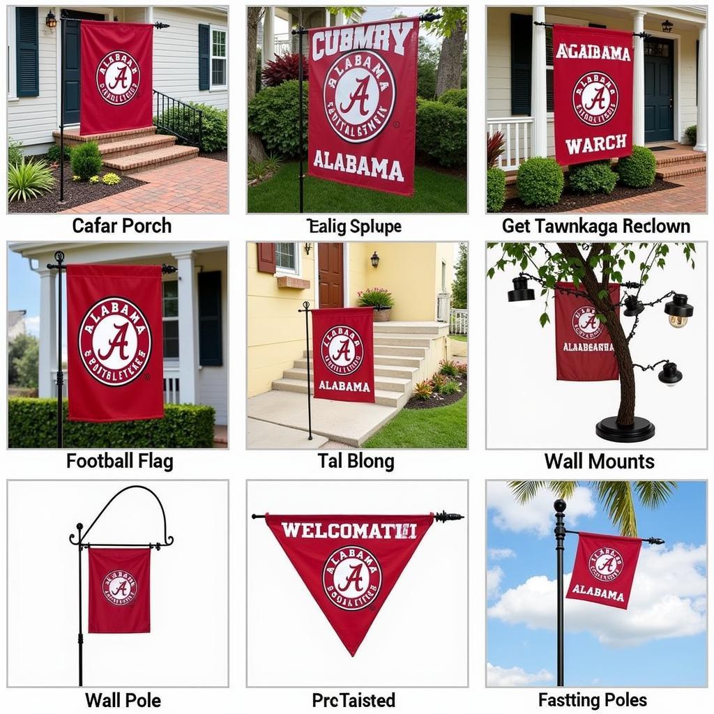 Creative Ways to Display Your Alabama Football House Flag