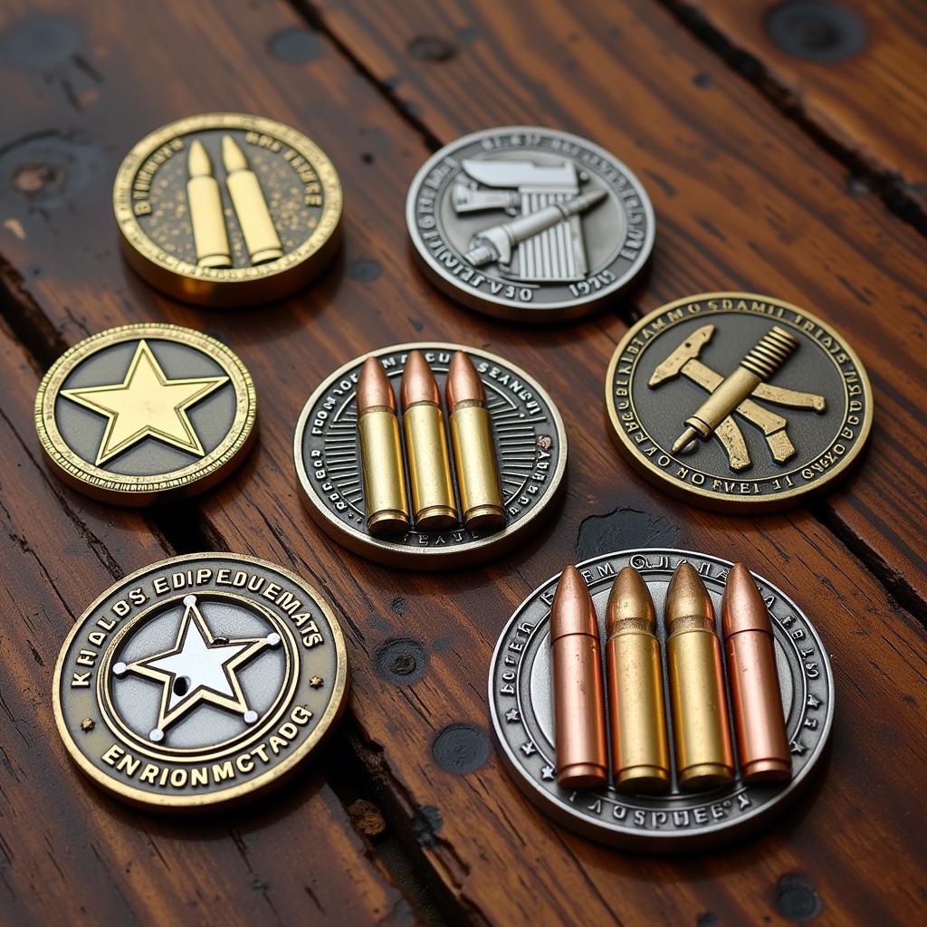 Ammo Challenge Coin Features and Finishes