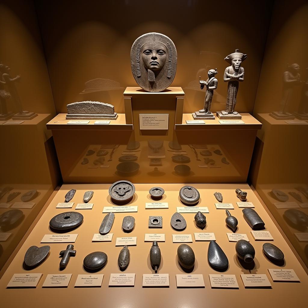 Ancient Egyptian Amulets Display