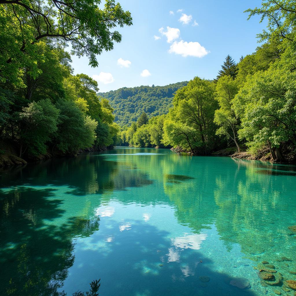 Scenic view of Angelfish Creek