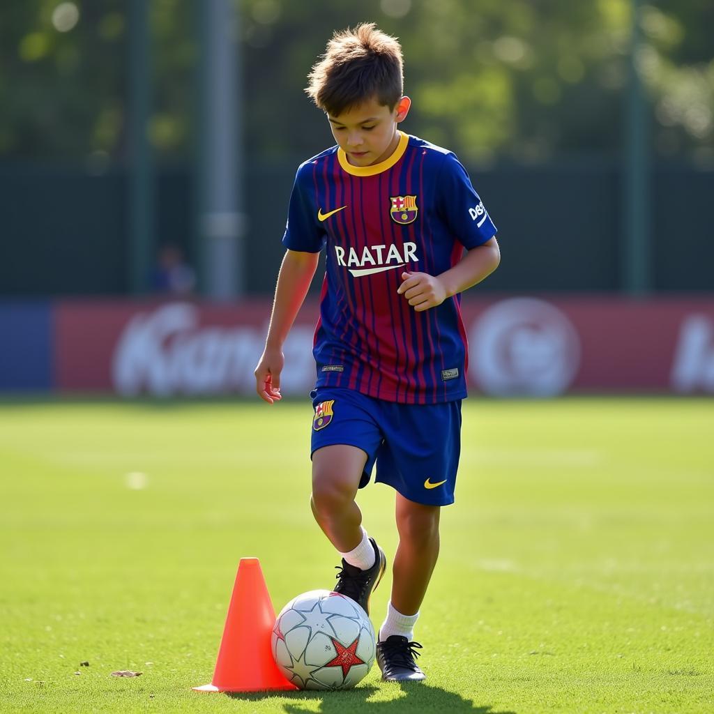 Ansel Console training at La Masia