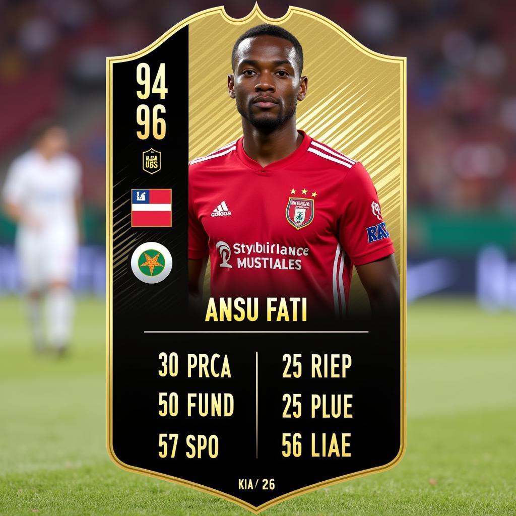 Ansu Fati FIFA 23 Card