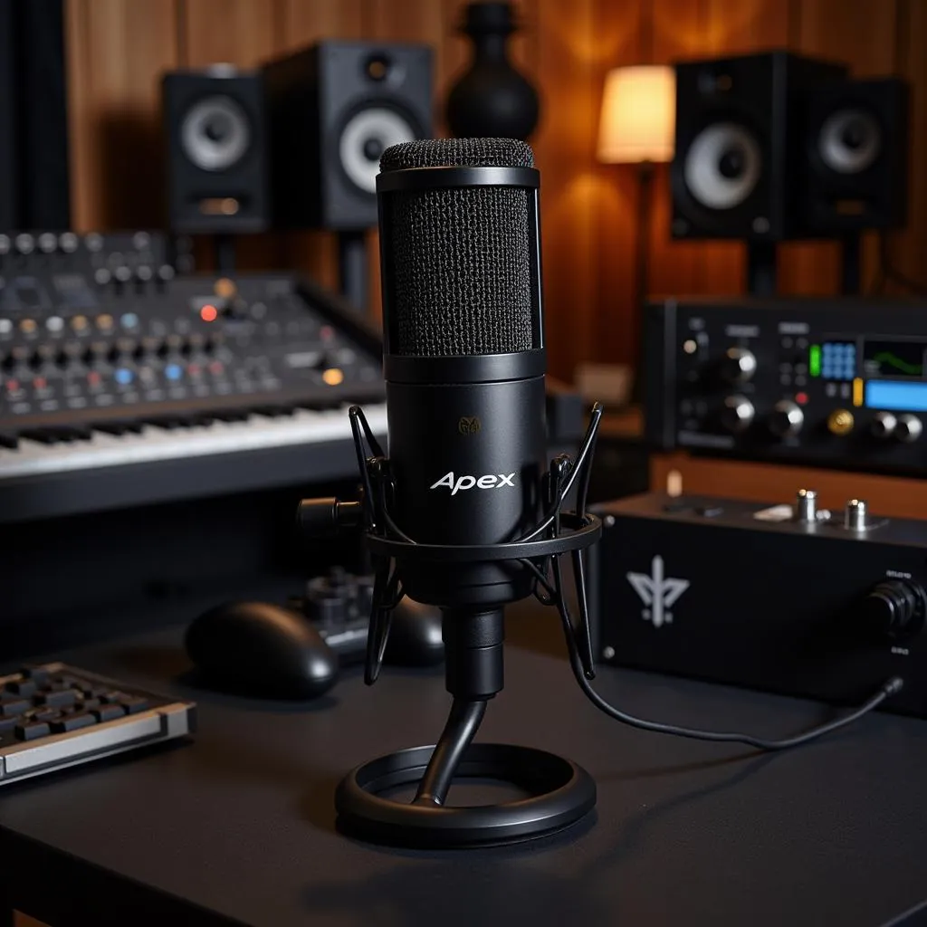 Apex 460 Microphone in a Professional Studio Setup