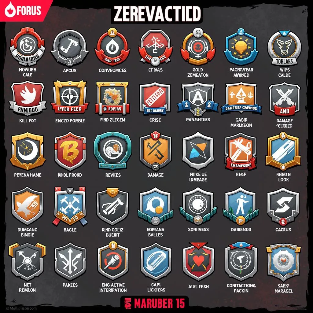 Showcase of Various Apex Legends Badges