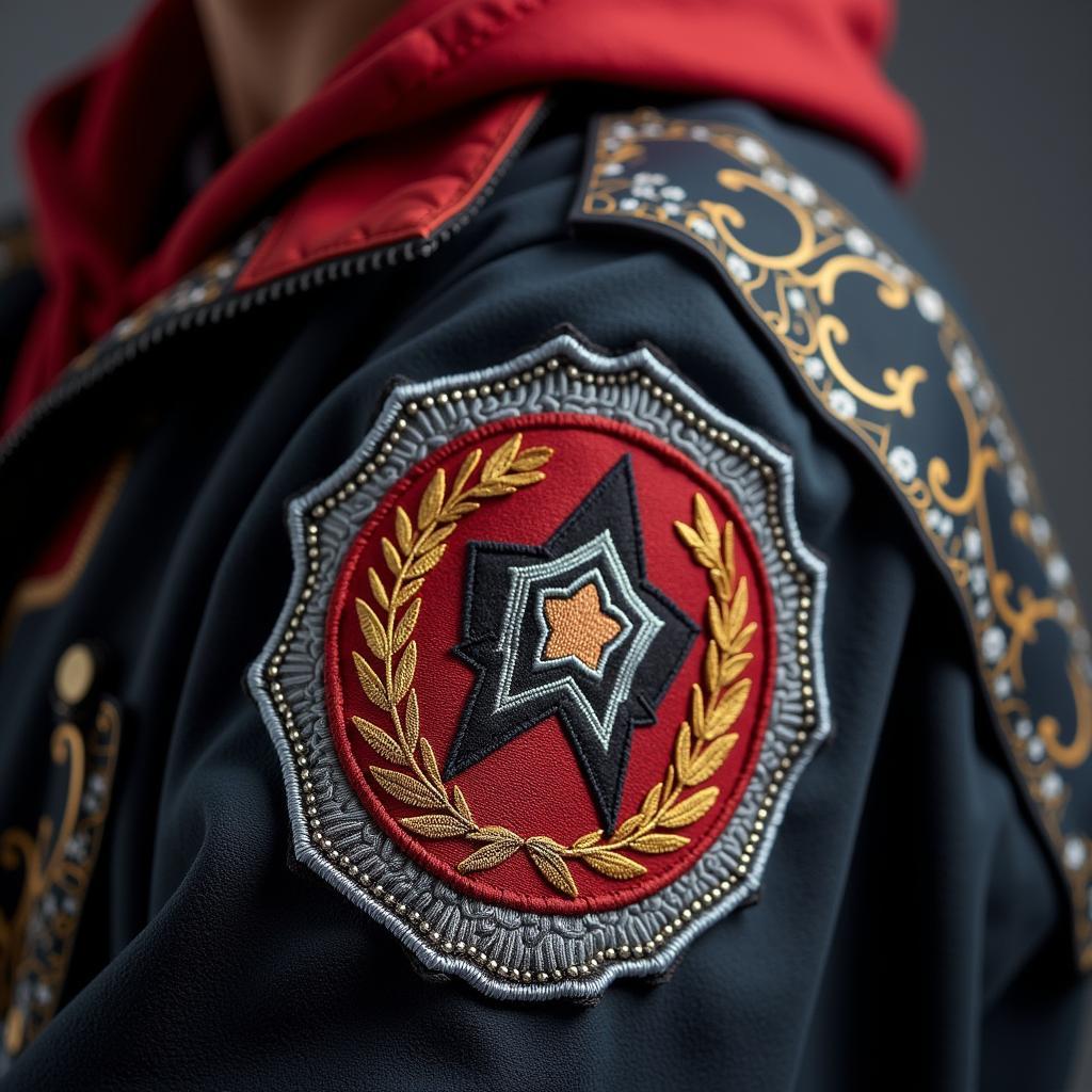 Close-up of Apex Legends Jacket Detail