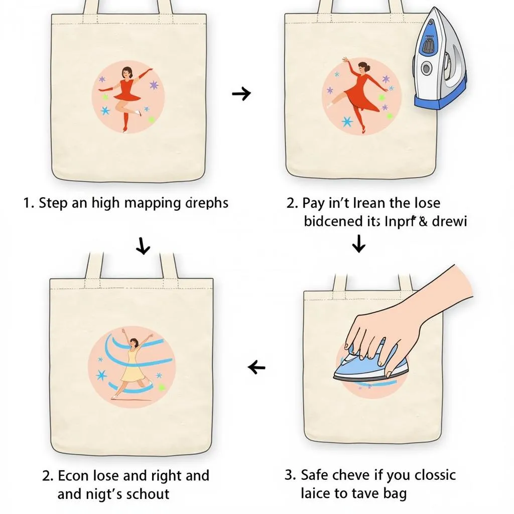 Step-by-Step Guide to Ironing on a Dance Patch onto a Tote Bag