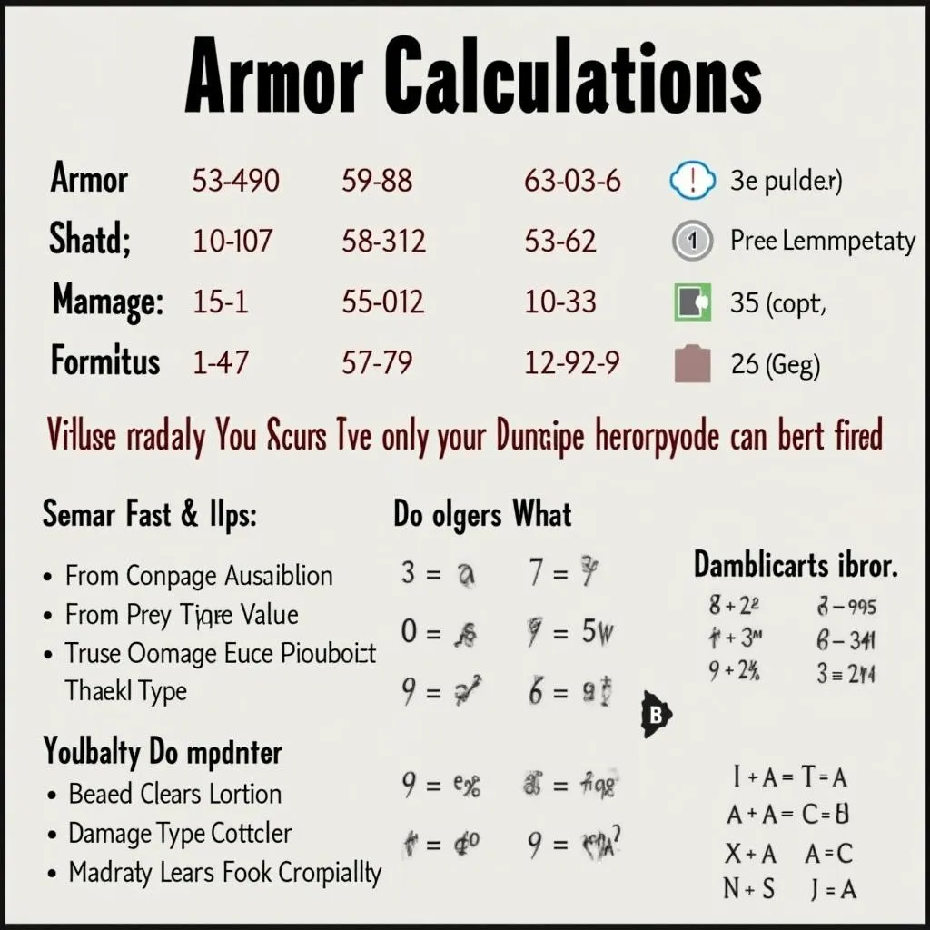 Formula for Calculating Armor Reduction