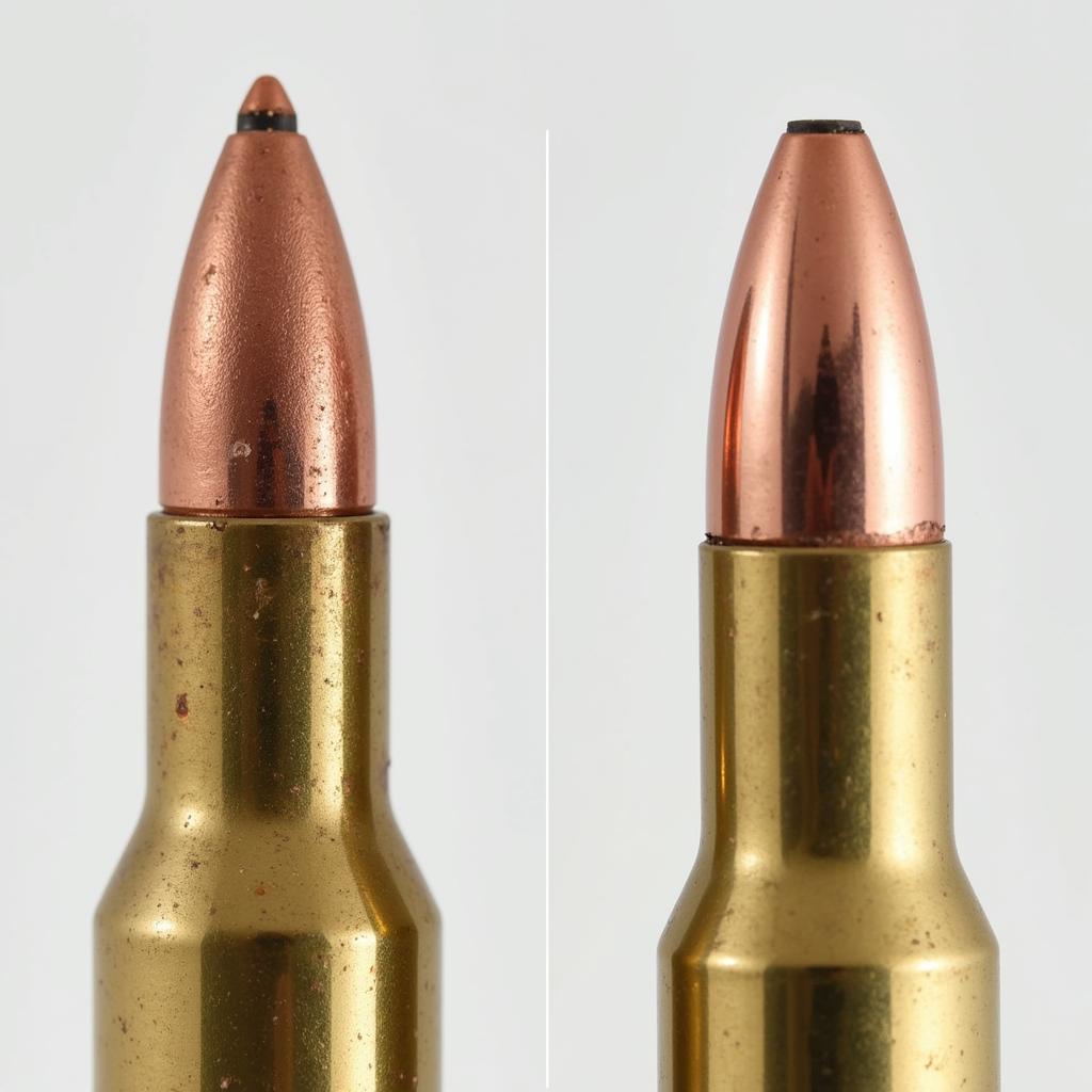 Comparison of Armor Piercing and Standard Bullets