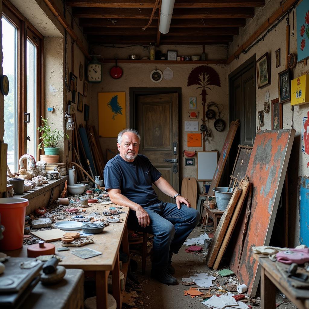 Inside Arnold Kemp's Studio: A Glimpse into His Artistic Process