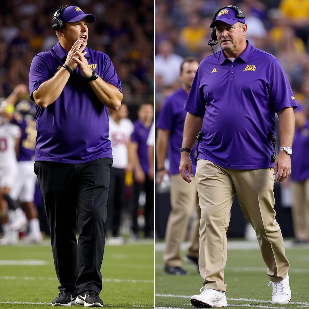 ASU and JMU Coaching Staffs in Strategic Discussion