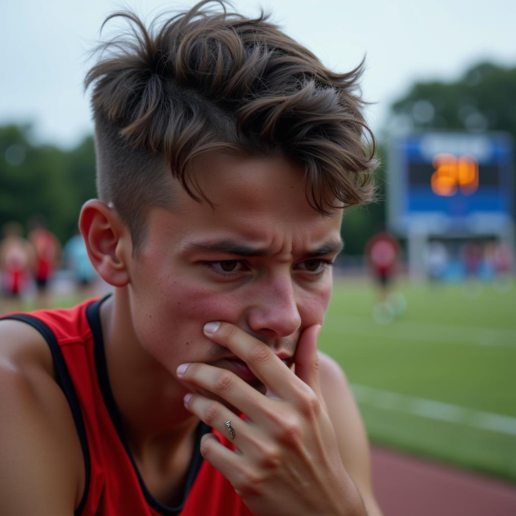 An athlete reflects on a close loss