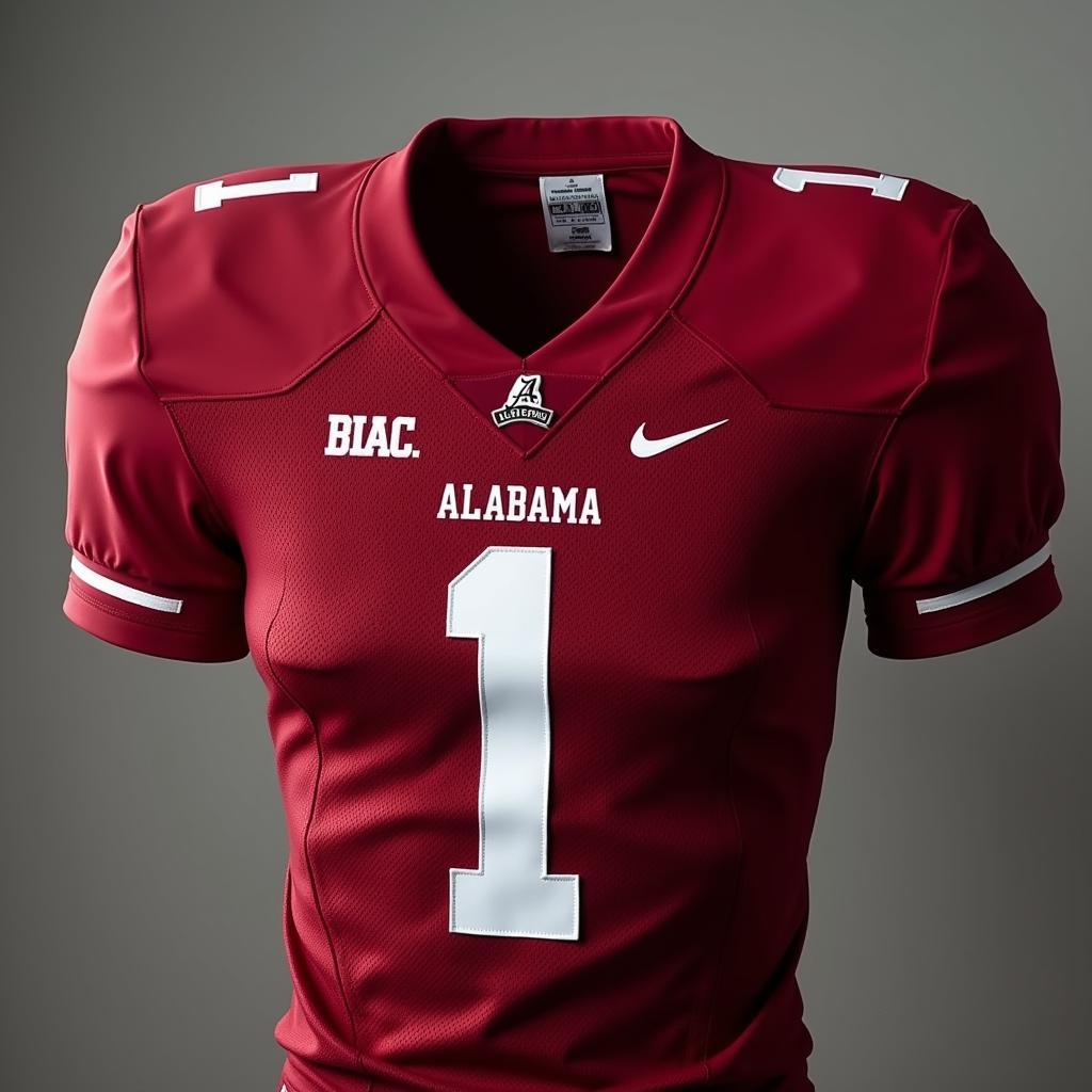 Authentic Alabama Football Jersey - Crimson Tide