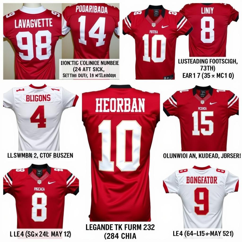 Authentic UL Lafayette Football Jerseys for Sale