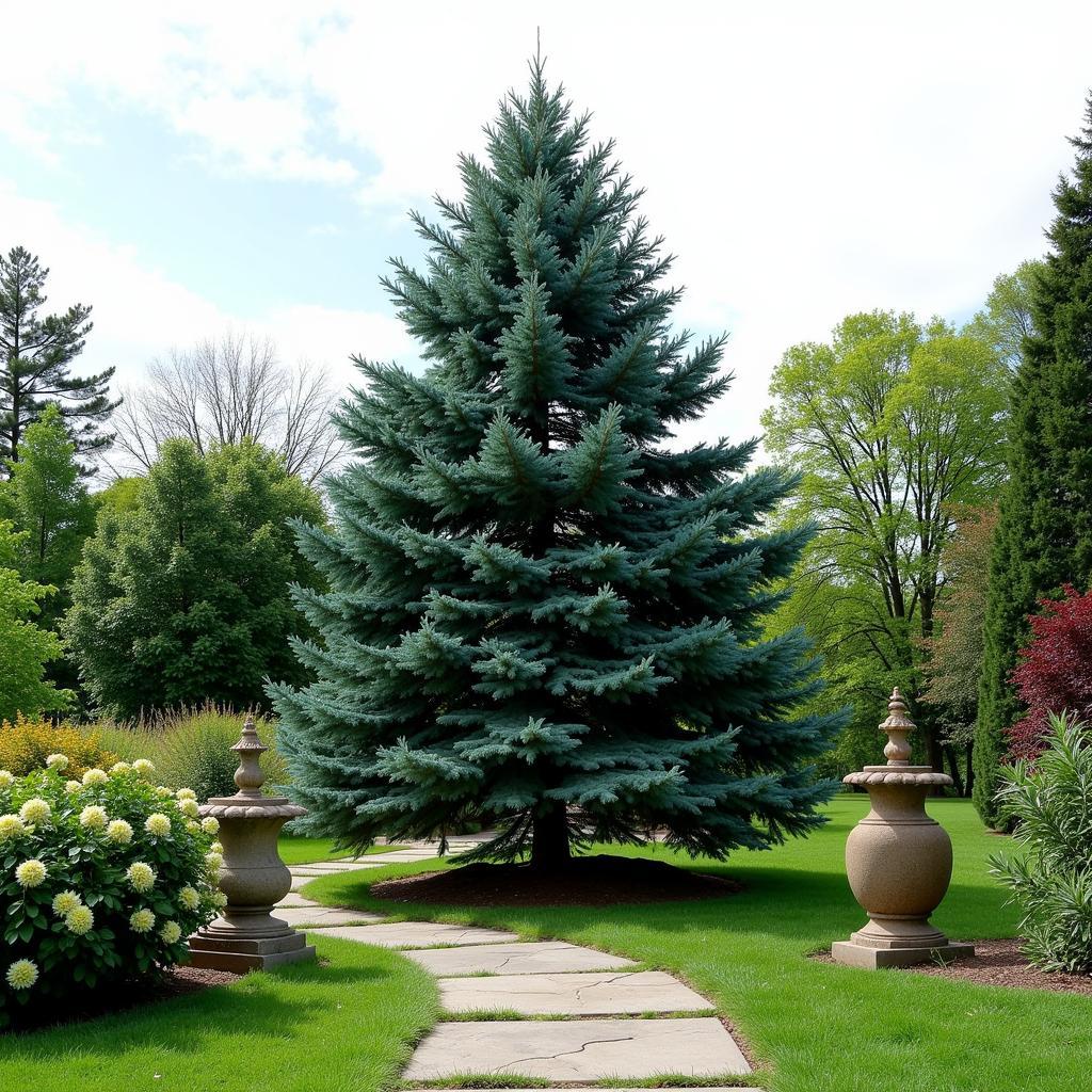 Bakers Blue Spruce in Landscape Design