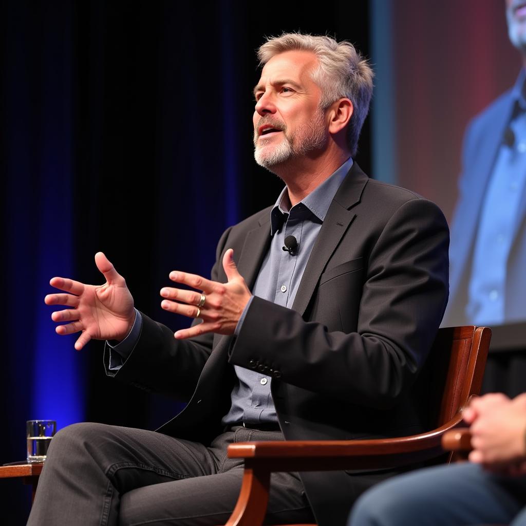 Barry Cottle at a speaking engagement