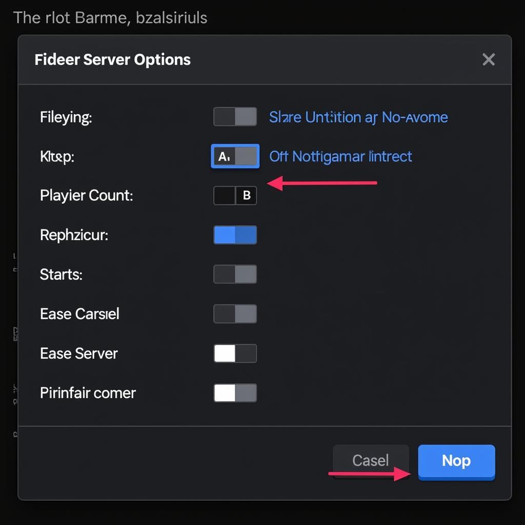 BF4 server browser with various filtering options