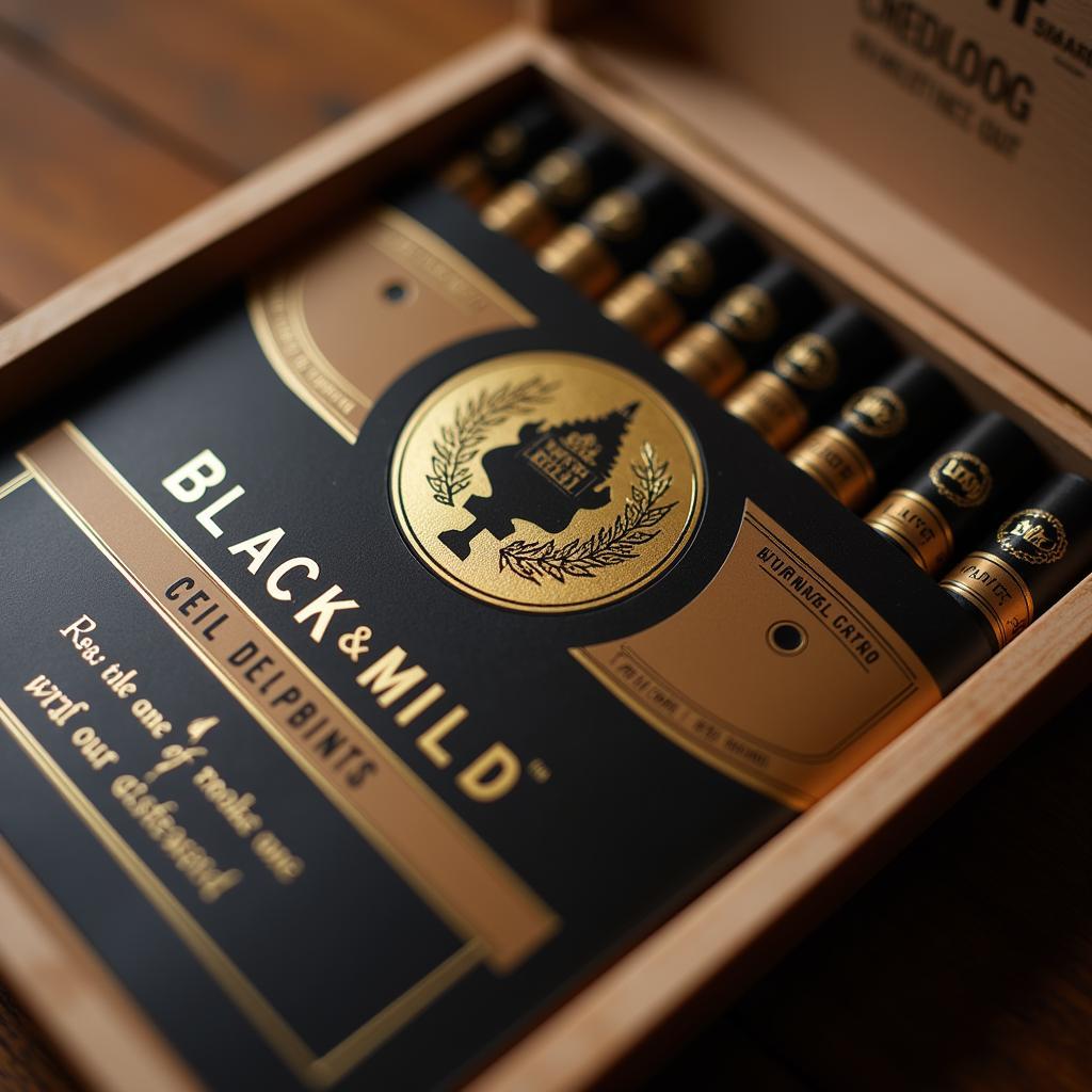 A box of Black and Mild cigars