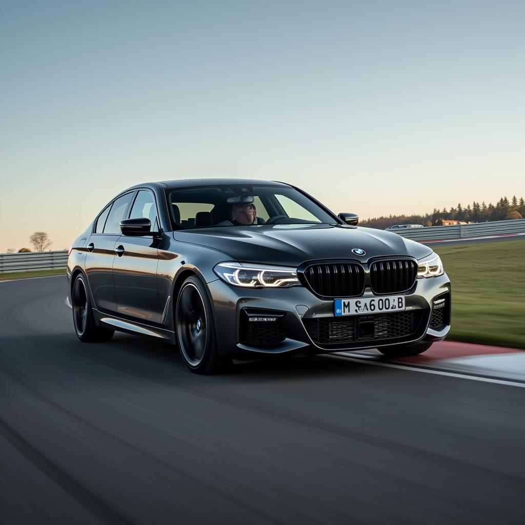 BMW Pushing Limits on Racetrack in Sport Plus Mode