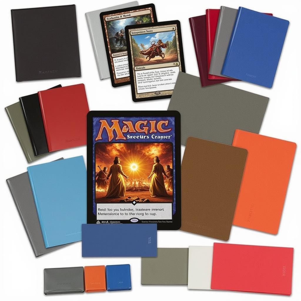 Assortment of board game sleeves