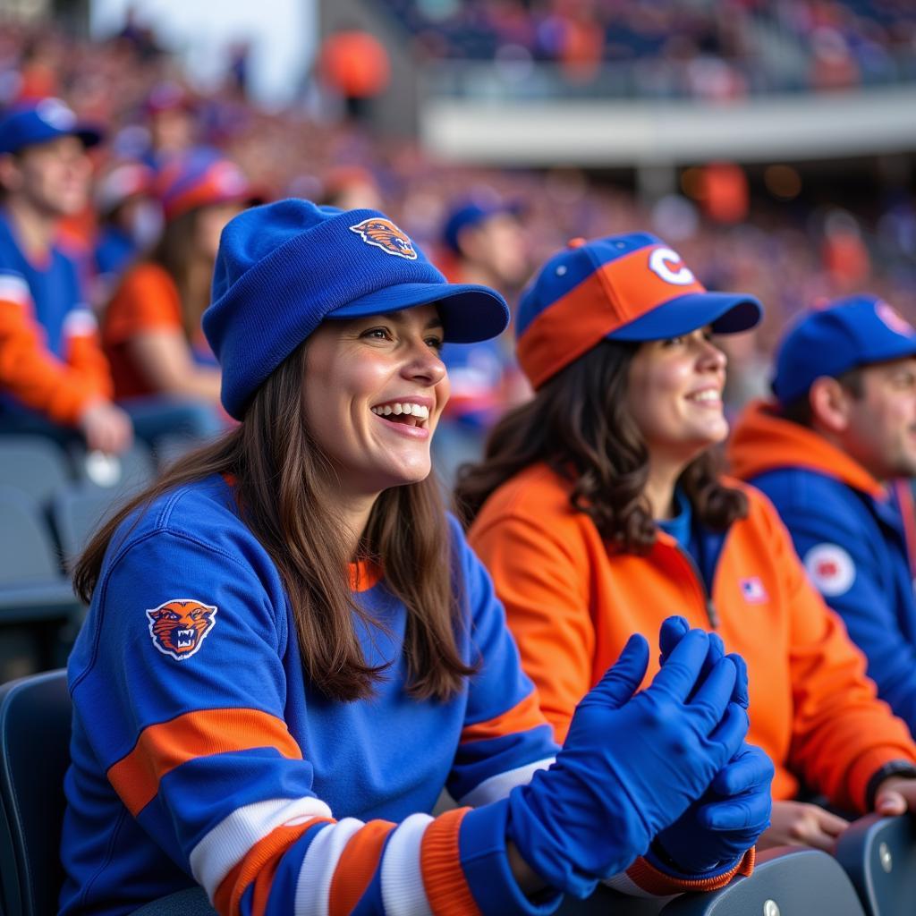 Boise State Stripe Out Fans in Stands