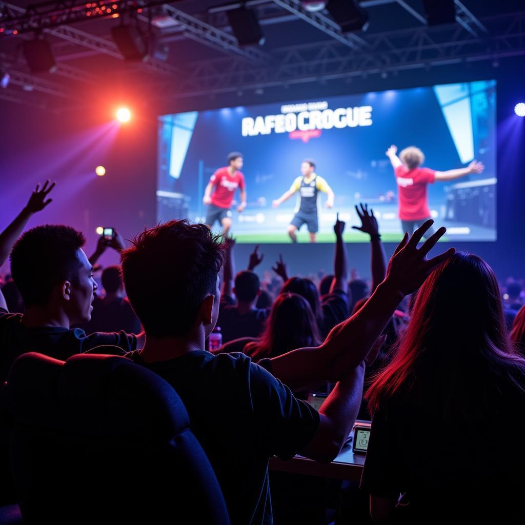 A packed Bolivian esports tournament