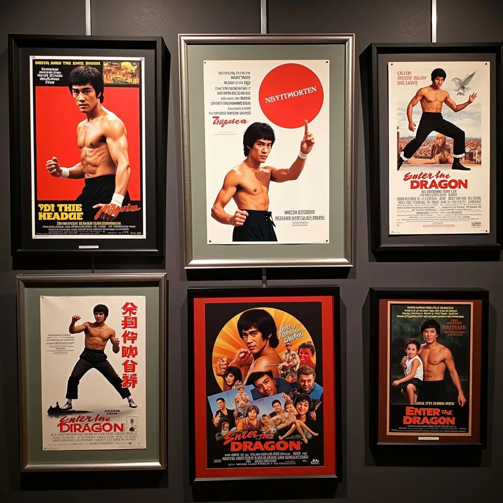 Bruce Lee Enter the Dragon Poster Exhibition