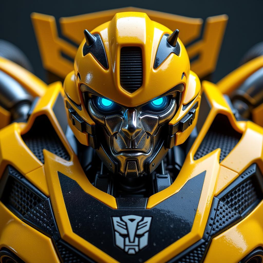 Bumblebee as a Mustang in Transformers