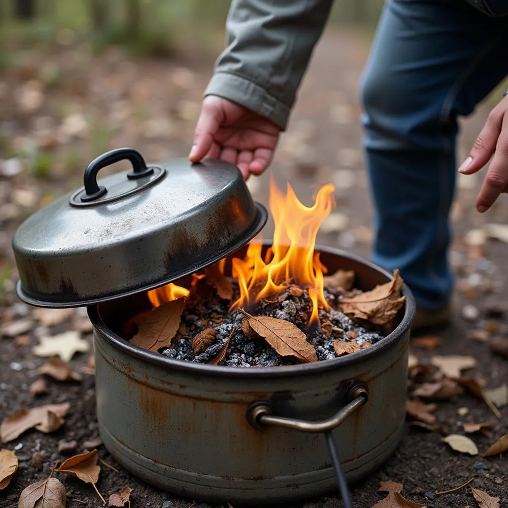 Burning Leaves Safely