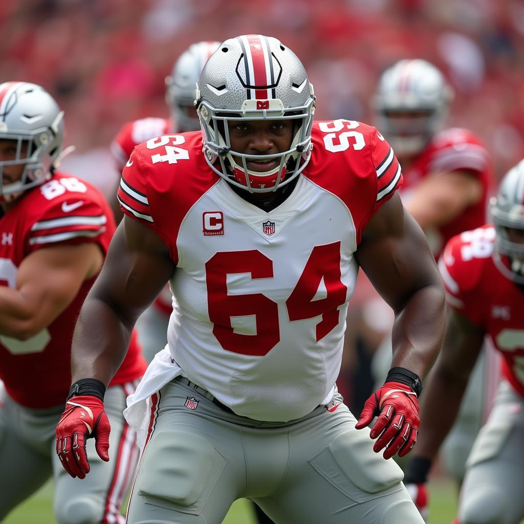 Cam Heyward in action during his time at Ohio State