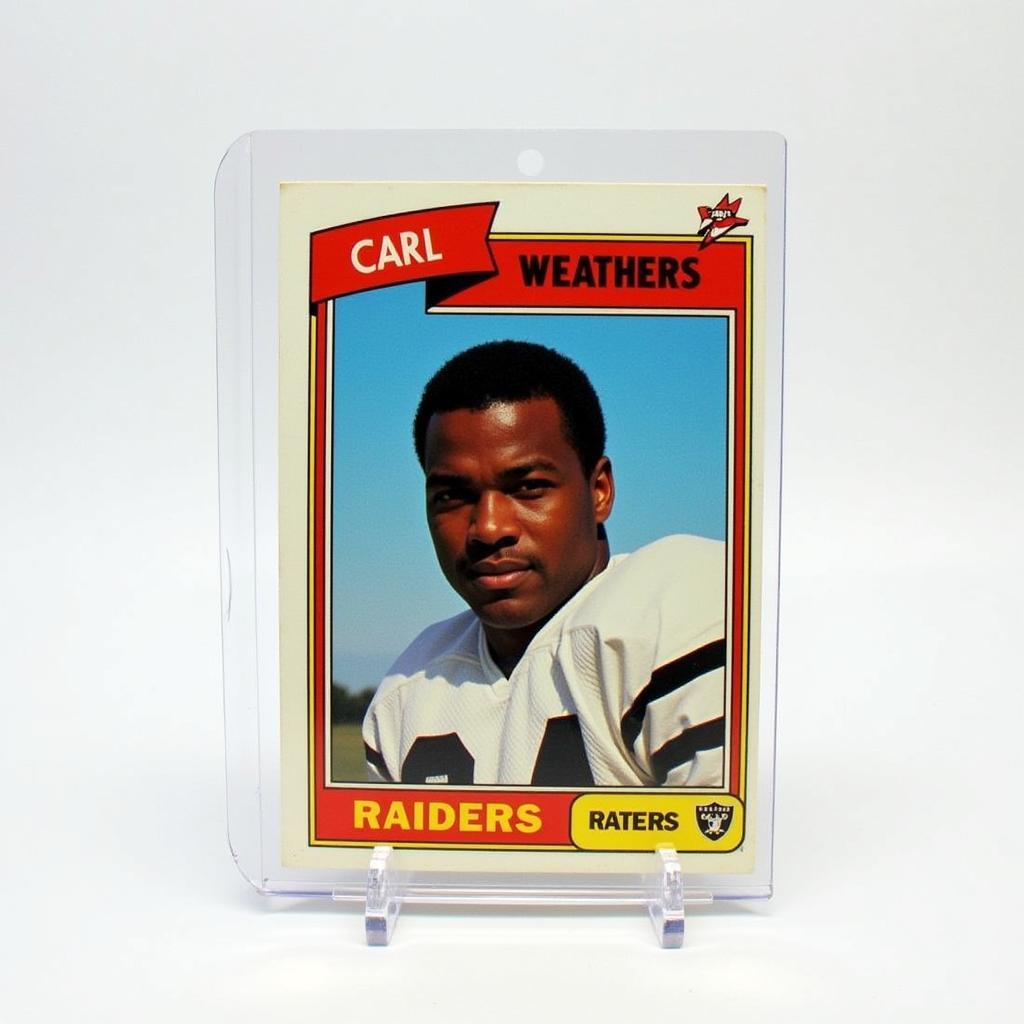 Carl Weathers Rookie Card - Oakland Raiders