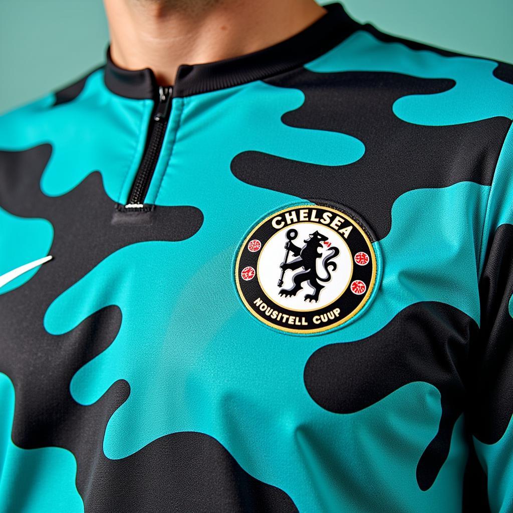 Chelsea 22/23 third kit design features and color scheme