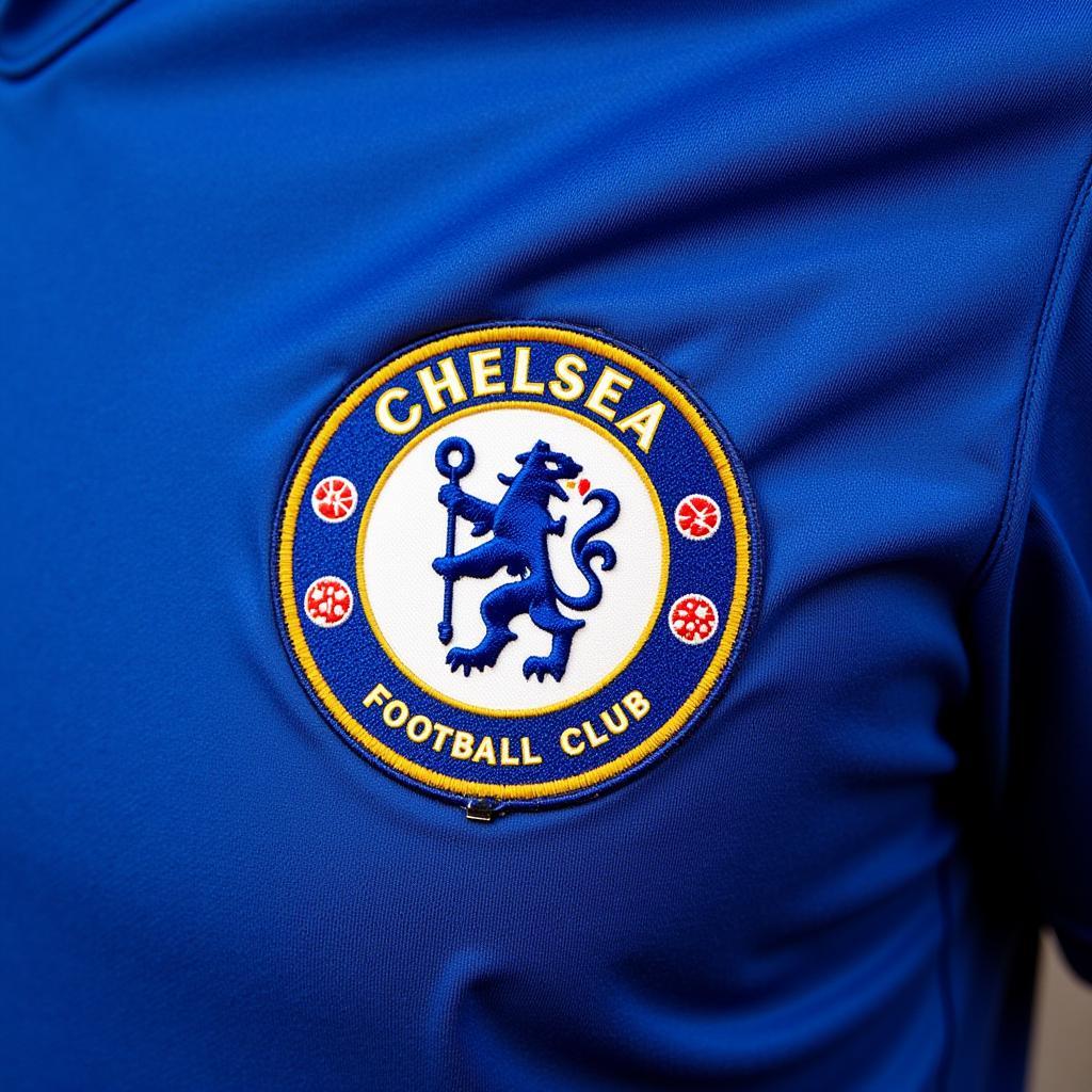 Chelsea FC Patch Displayed Proudly on a Jersey