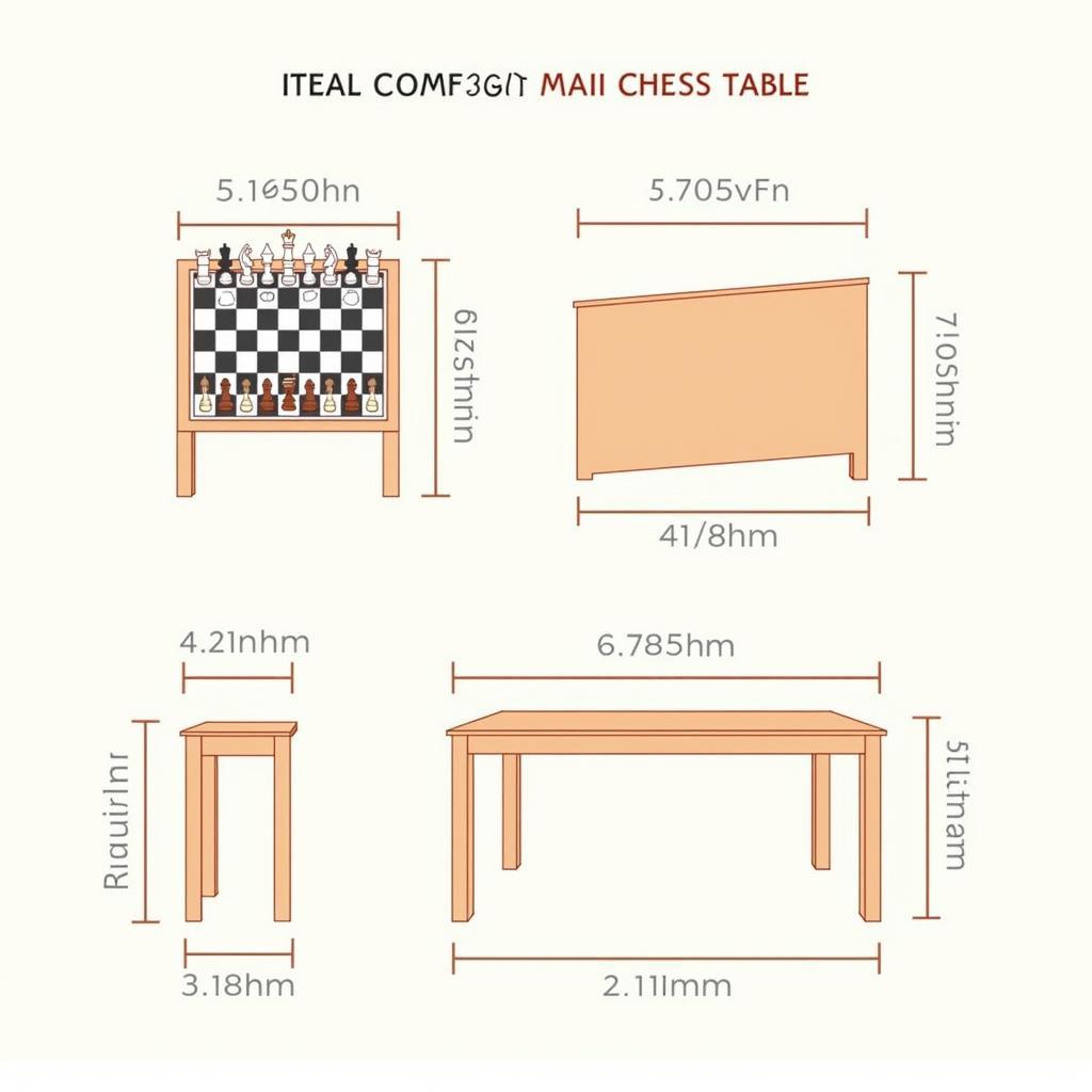 Chess Table Dimensions