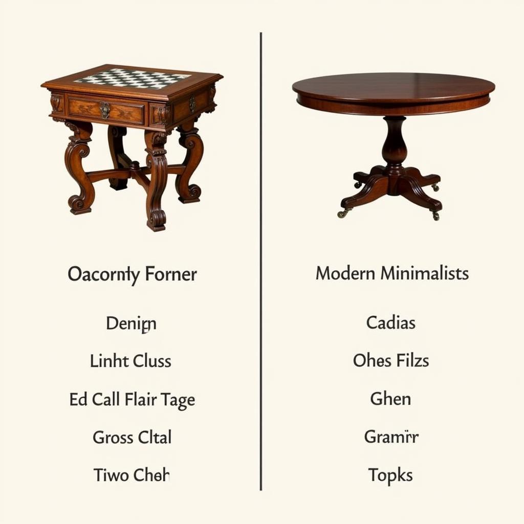 Chess Table Styles