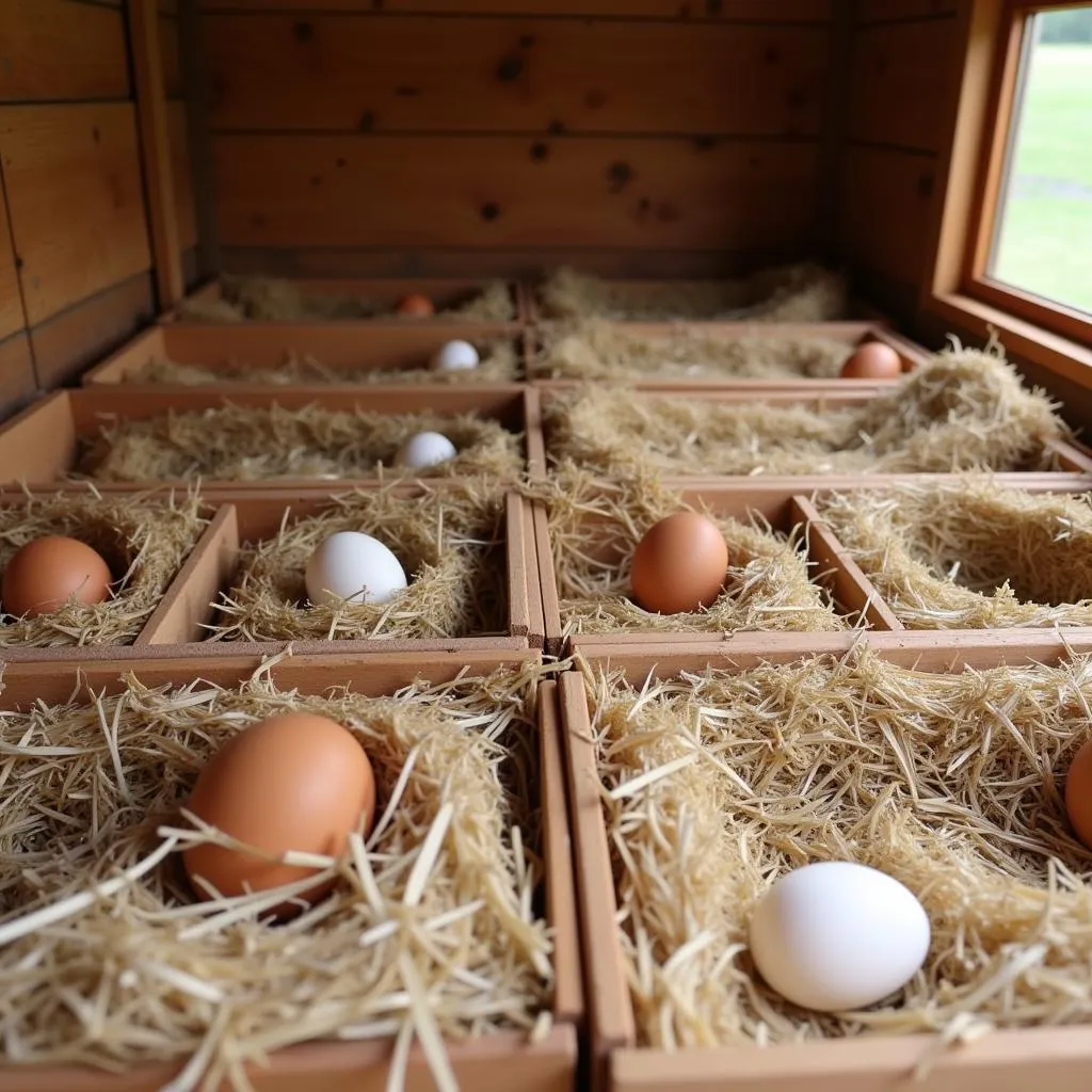 Chicken Coop Nesting Boxes