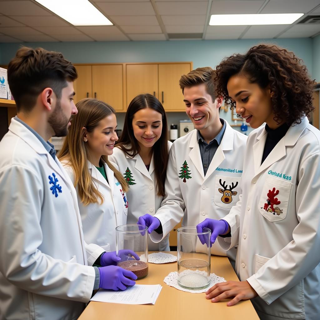 Christmas Lab Coats for Teachers