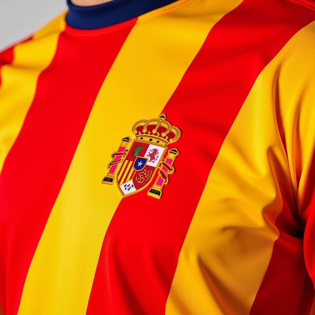 A classic Spanish football kit from a popular brand