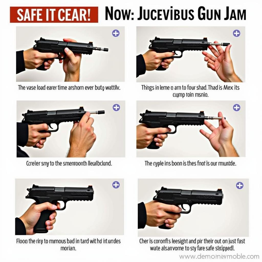 Safely Clearing a Gun Jam