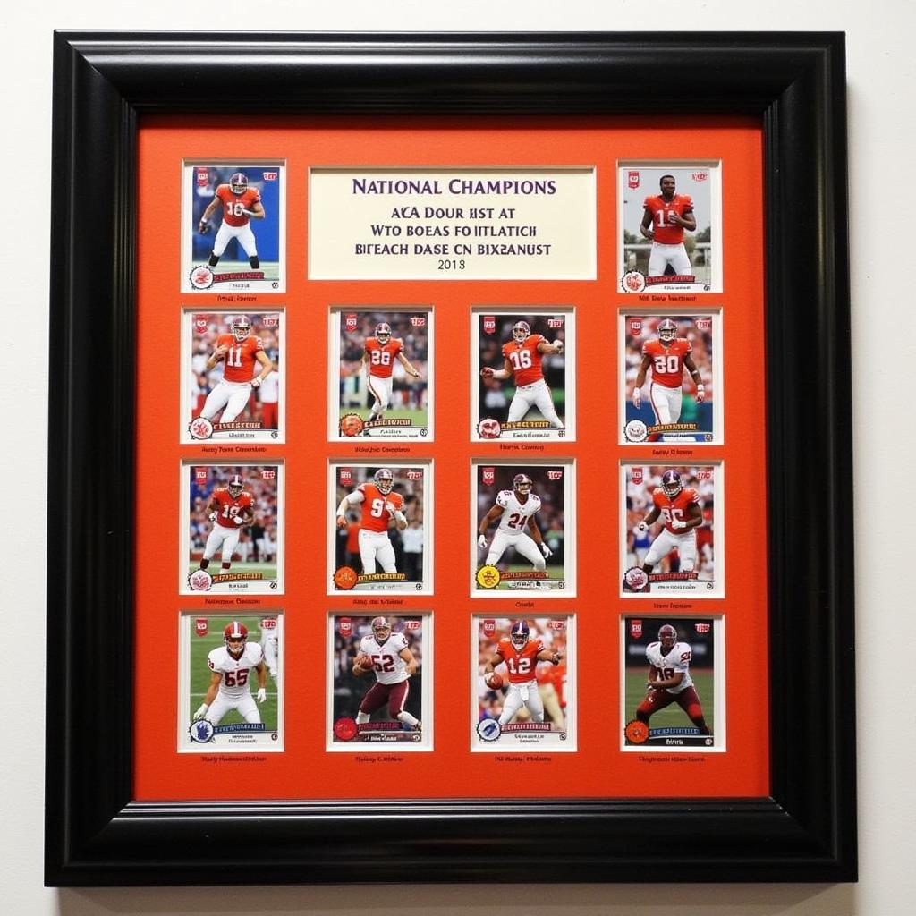 Clemson National Championship Football Card