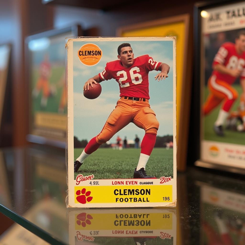 Vintage Clemson Football Card