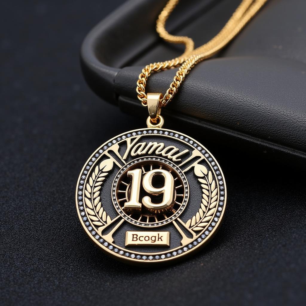 Close Up Sports Number Necklace Yamal