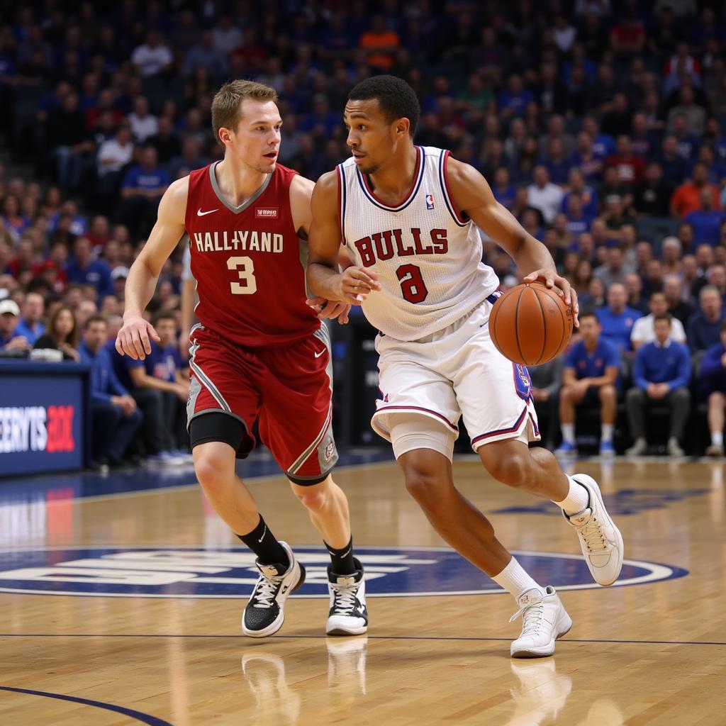 Cody Gardner Dribbling Past Opponents