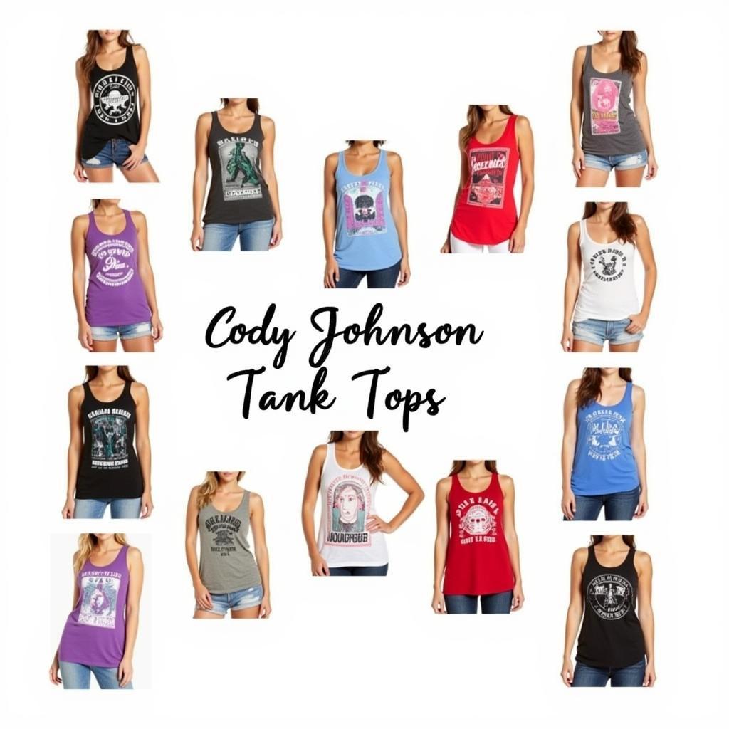 Variety of Cody Johnson Tank Tops