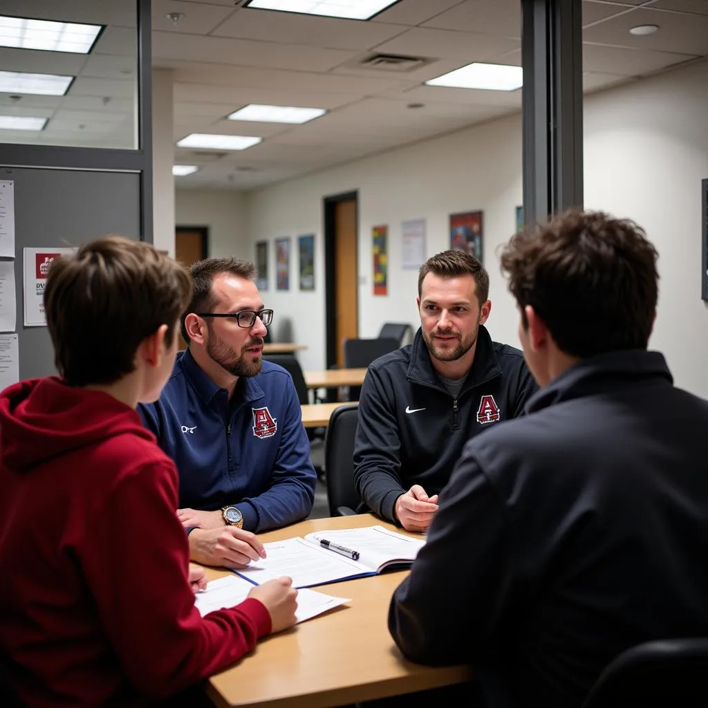 College Hockey Recruitment Meeting