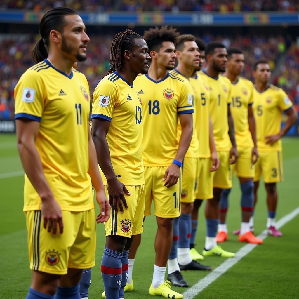 Colombian Players in Action at Copa América Centenario