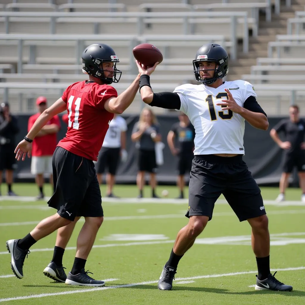 Colorado Buffaloes Quarterbacks Training Camp